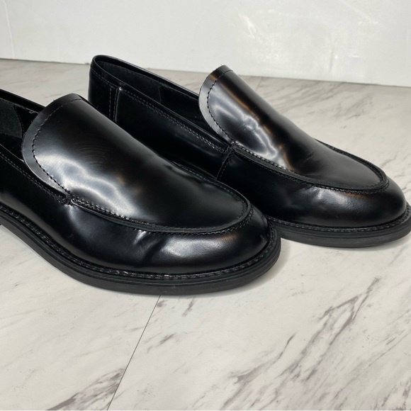 New! Steve Madden Larusso Black Leather Loafer 10M - Picture 10 of 15